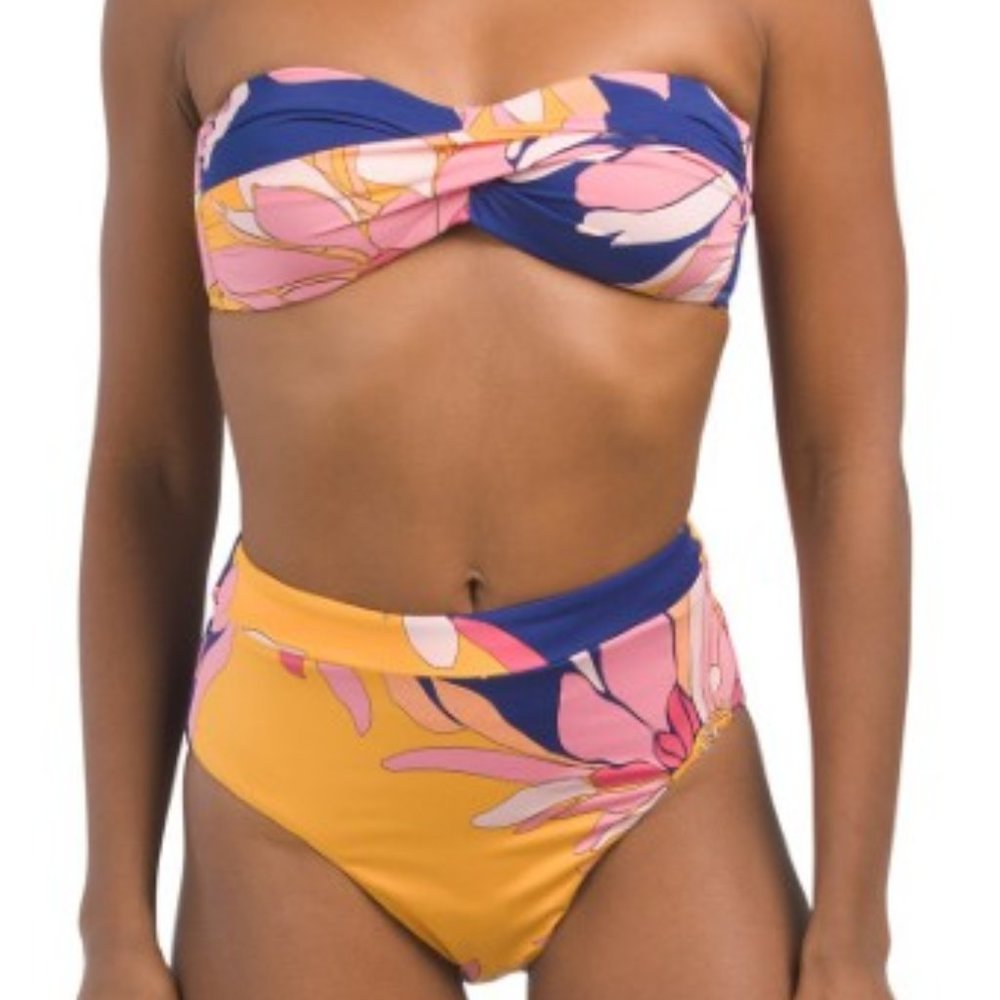 💜Trina Turk Breeze High Waist Bandeau Bikini💜HOST PIC!